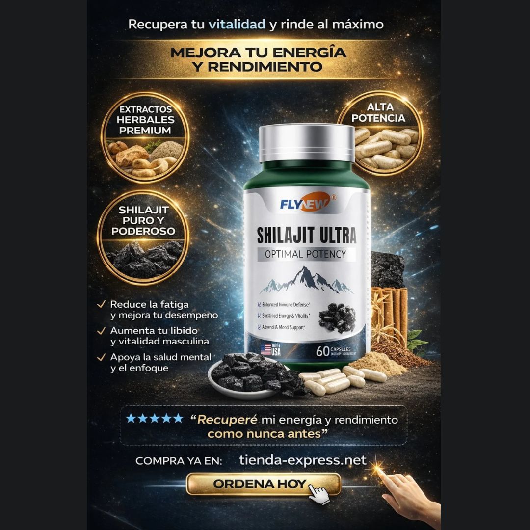 ¡Nuevo! Shilajit Ultra™ Energía real para hombres reales.
