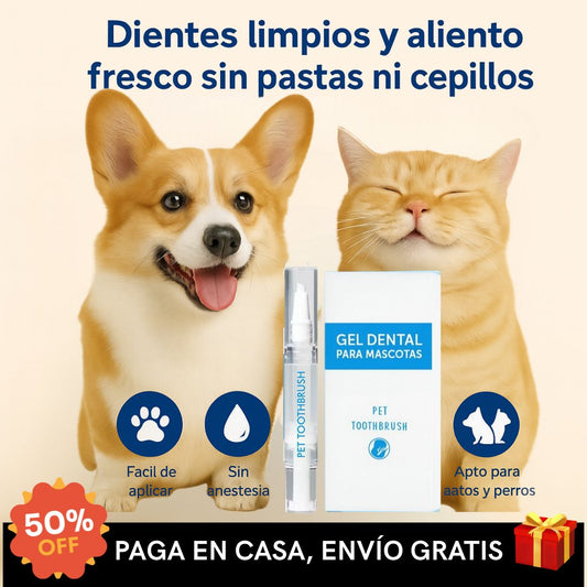 ✨🐾Haz que tu mascota SONRÍA 🐾 Dientes limpios y aliento fresco en minutos.